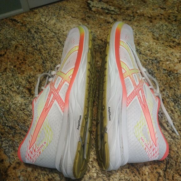 Asics Women's Gel-Excite 6 1012A150 White Pink Running Sneaker Shoes Size 9 US - Picture 5 of 12